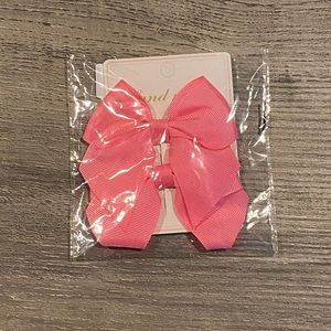Pretty pink hair bows